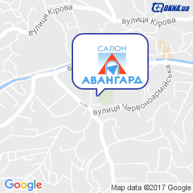 Авангард на мапі Авангард на мапі
