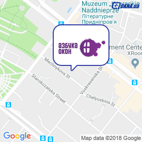 Azbuka Okon on the map Azbuka Okon on the map