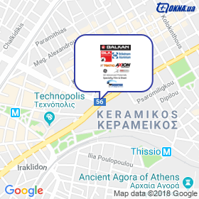 BALKAN S. A. on the map BALKAN S. A. on the map