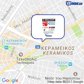 BALKAN S. A. на мапі