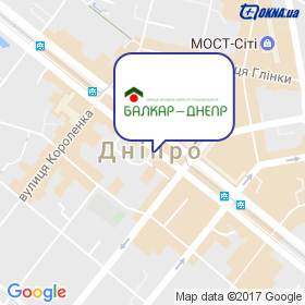 БАЛКАР-ДНІПРО на мапі БАЛКАР-ДНІПРО на мапі