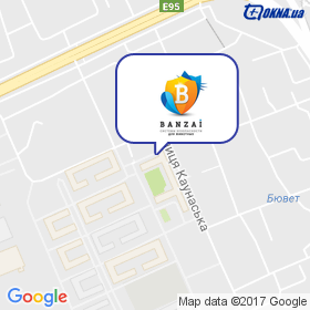 Banzai okna на мапі