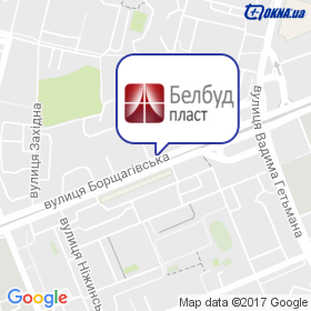 БЕЛБУД-Пласт на мапі БЕЛБУД-Пласт на мапі