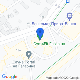 Biriukova on the map Biriukova on the map