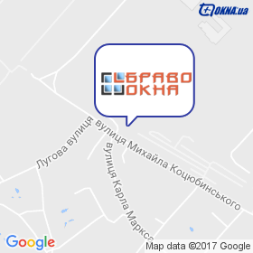 Браво-Окна на карте Браво-Окна на карте