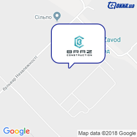 BRAZ Construction on the map BRAZ Construction on the map