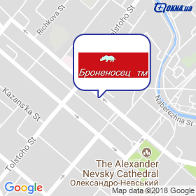 BRONENOSETs TM on the map