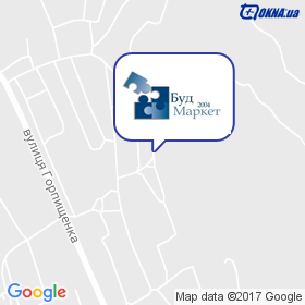 Будмаркет на мапі Будмаркет на мапі