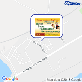 Budsvit on the map Budsvit on the map