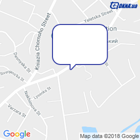BUDVYSOTSERVYS on the map BUDVYSOTSERVYS on the map