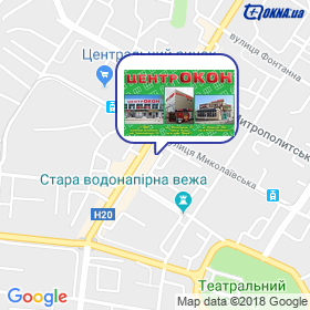 Центр Окон на мапі Центр Окон на мапі
