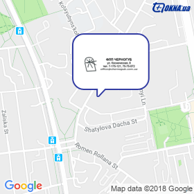 Chernohub on the map Chernohub on the map