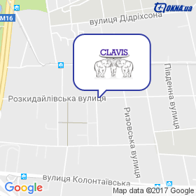 CLAVIS на мапі
