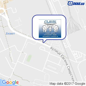 КЛАВИС на карте