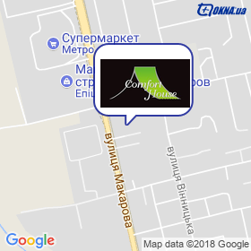 Comfort House на карте Comfort House на карте