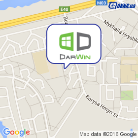 DarWin Ukraine на мапі DarWin Ukraine на мапі