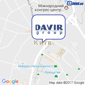 Давір, група компаній на мапі