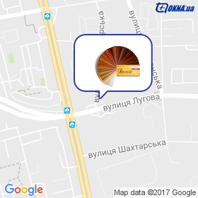 Декорал на мапі Декорал на мапі