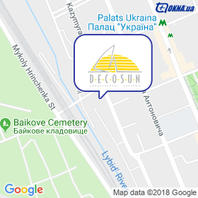 Decosun on the map Decosun on the map