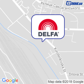 Del'fa-Ukrayna on the map Del'fa-Ukrayna on the map