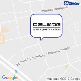 DELMAR на мапі DELMAR на мапі