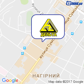 Дельта на мапі Дельта на мапі