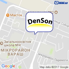 Денсон на мапі Денсон на мапі