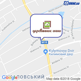Derevyannoe okno, kompanyya on the map Derevyannoe okno, kompanyya on the map