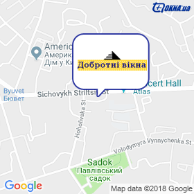 Dobrotnye okna on the map Dobrotnye okna on the map