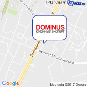 Dominus на мапі Dominus на мапі
