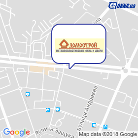 ДОМОСТРОЙ на мапі ДОМОСТРОЙ на мапі