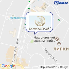 ДОМОСТРОЙ на мапі ДОМОСТРОЙ на мапі