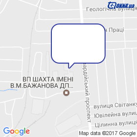 Дон Скло на мапі Дон Скло на мапі