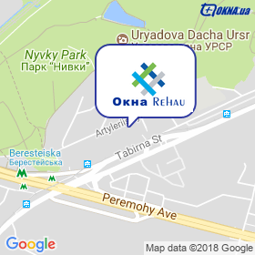 Okna Rekhau on the map
