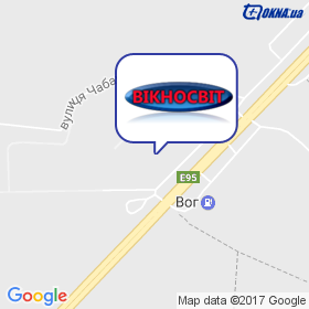 ВІКНОСВІТ (Довгаль В.В. ФОП) на карте ВІКНОСВІТ (Довгаль В.В. ФОП) на карте