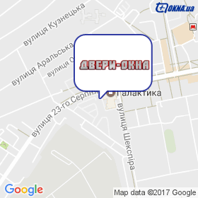 Dveriokna на мапі Dveriokna на мапі