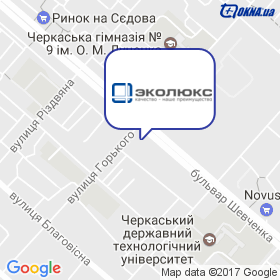 Еколюкс на мапі Еколюкс на мапі