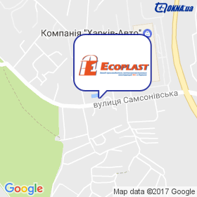 Екопласт на мапі Екопласт на мапі