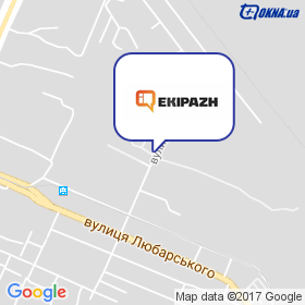 Фабрика вікон ЕКІПАЖ на мапі Фабрика вікон ЕКІПАЖ на мапі