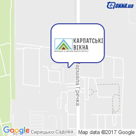 ЕКРАН віконні конструкції на карте ЕКРАН віконні конструкції на карте