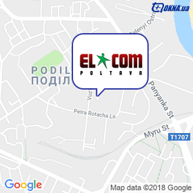 ELKOM Poltava on the map ELKOM Poltava on the map