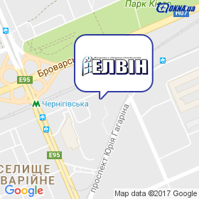 ЕЛВІН на мапі ЕЛВІН на мапі