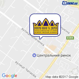 Империя Окон и Дверей на карте Империя Окон и Дверей на карте