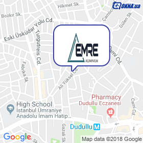 Emre Aluminium (HUUN) on the map Emre Aluminium (HUUN) on the map