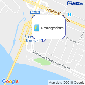 Enerhodom on the map Enerhodom on the map