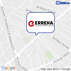 ERREKA УКРАЇНА на мапі ERREKA УКРАЇНА на мапі