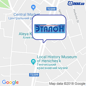 Etalon on the map Etalon on the map