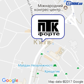 ТПК ФОРТЕ на мапі ТПК ФОРТЕ на мапі