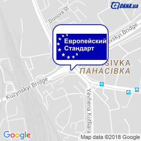 Evropeyskyy standart on the map Evropeyskyy standart on the map