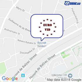 EVROVYD on the map EVROVYD on the map
